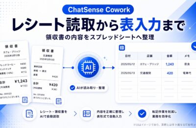 Cowork、レシート自動読取機能を強化－経理業務の完全自動化を実現